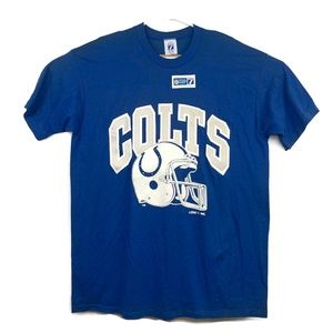 Vintage 90's Logo 7 NFL Colts Blue T-Shirt NWT